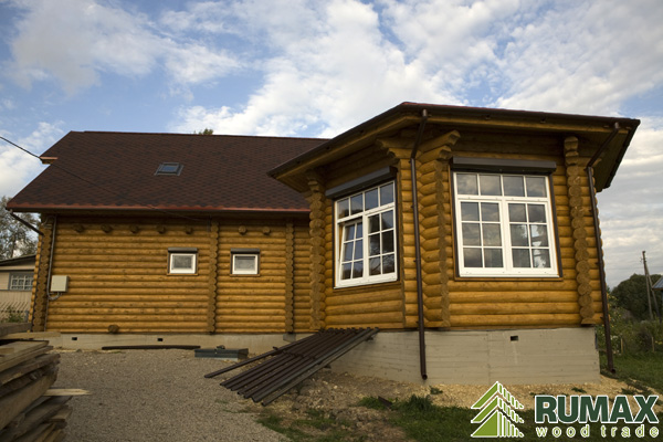 Image #2 of 8: Дом из оцилиндрованного бревна 240 мм